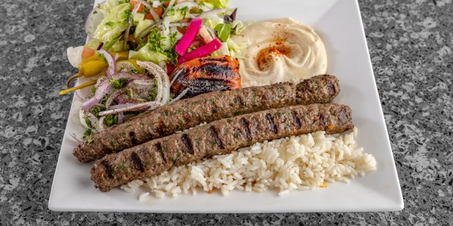 Kafta Kabob Plate