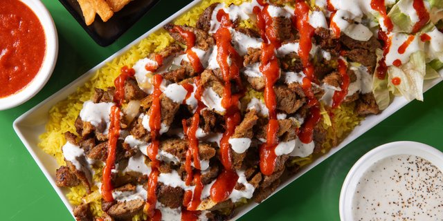 New York-Style Gyro Rice Platter