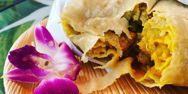 Curry Chicken Roti