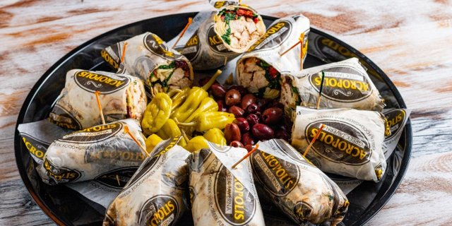 Chicken Olympia Wrap