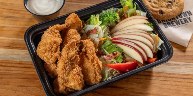 The Best Fried Chicken Salad Boxed Lunch