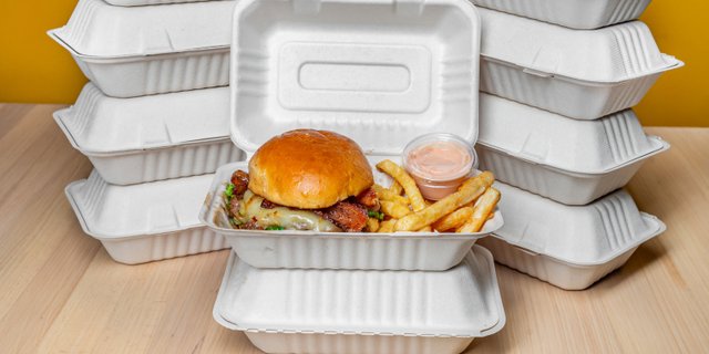 Hawaiian Burger & Fries Boxed Lunch