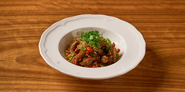 Mock Duck Prik Klue Tray