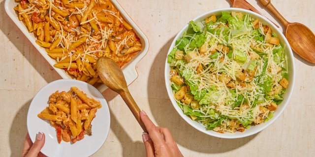 1-Pasta Meal w/ Salad