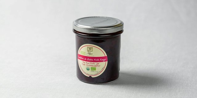 Four Red Fruit Jam Jar