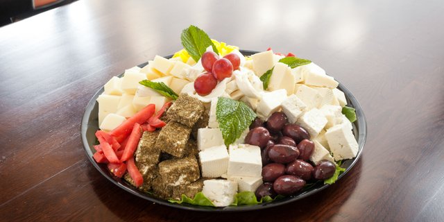 Gourmet Cheese & Olive Platter