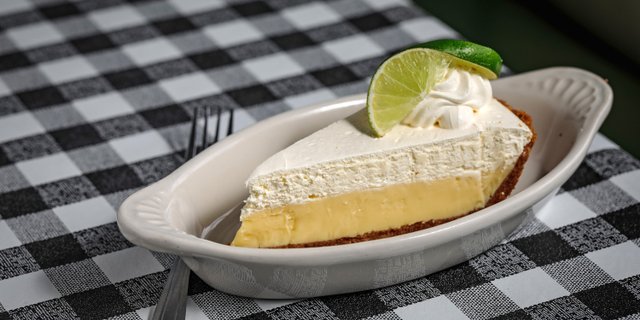 Key Lime Pie Slice
