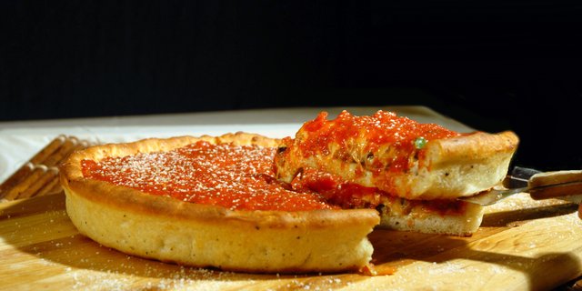 Cheese Chicago-Style Pizza