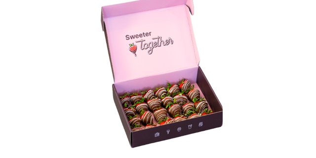 Belgian Chocolate Strawberry Catering Box