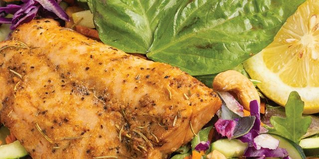 Wild Salmon Salad Tray - Serves 5