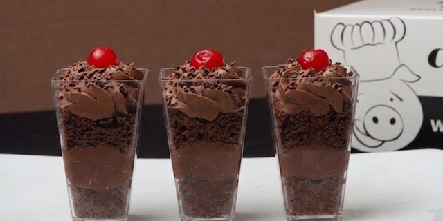 Mini Tres Leches Chocolate Tray