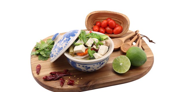 Veggie Tofu Soup