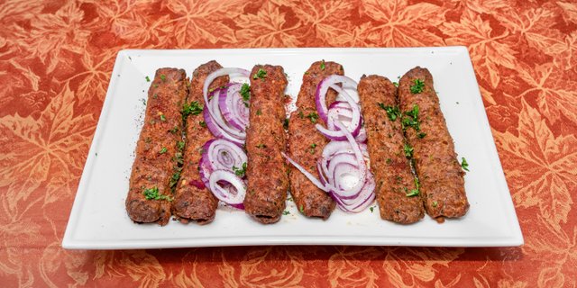 Kafta Kabab Plate