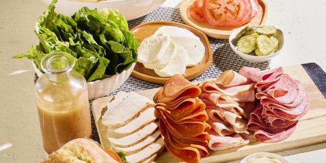 Build Your Own Italian Sandwich Platter