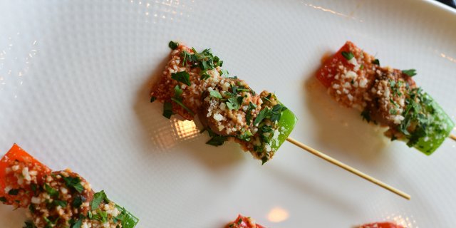 Sausage & Pepper Skewer