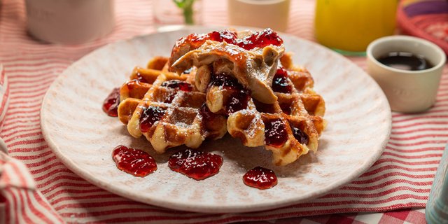 No Joke Waffles Box