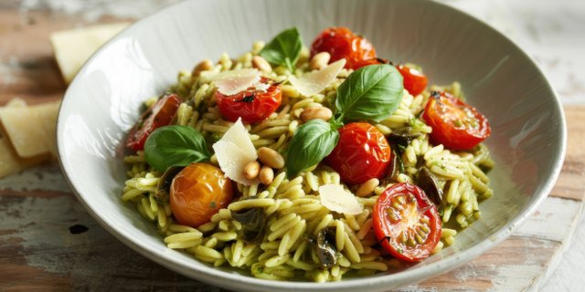 Pesto Orzo Salad