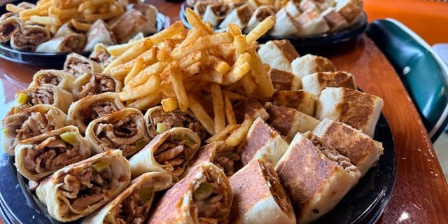Mini Beef Shawarma Wrap Tray