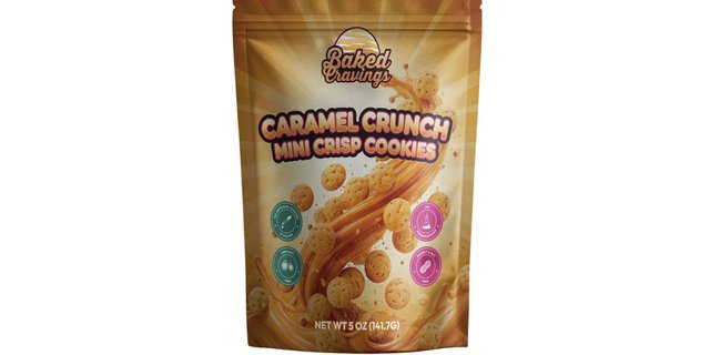Caramel Crunch Mini Crisp Cookie Bag