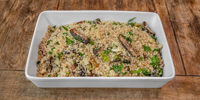 Quinoa w/ Mushrooms & Fennel