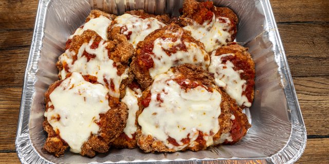 Southern Fried Chicken Parm w/ Spaghetti