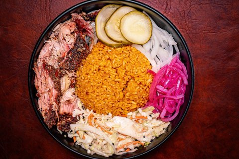 Pulled Pork Rice Bowl