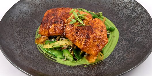Sugar & Spice Grilled Salmon