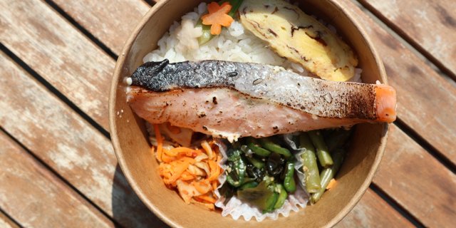 Salmon Bento Box