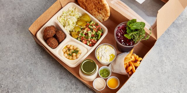 Falafel Vegetarian Boxed Lunch