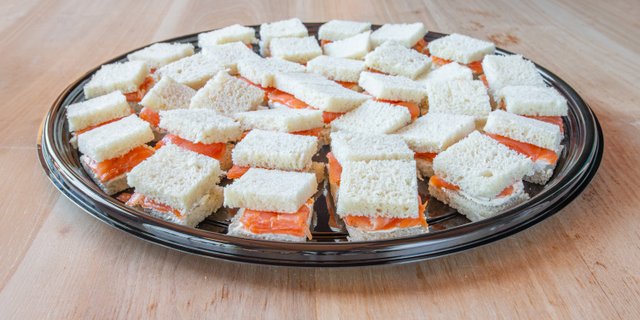 Smoked Salmon Tea Sandwiches