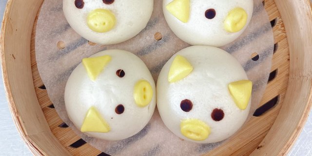 Redbean Piggy Buns