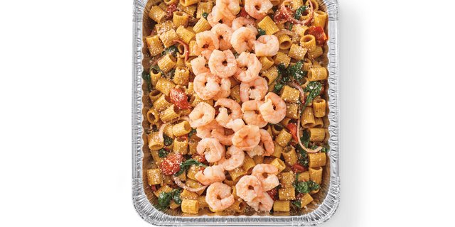 Pasta Fresca With Sautéed Shrimp