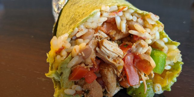 Pork Chile Verde Burrito