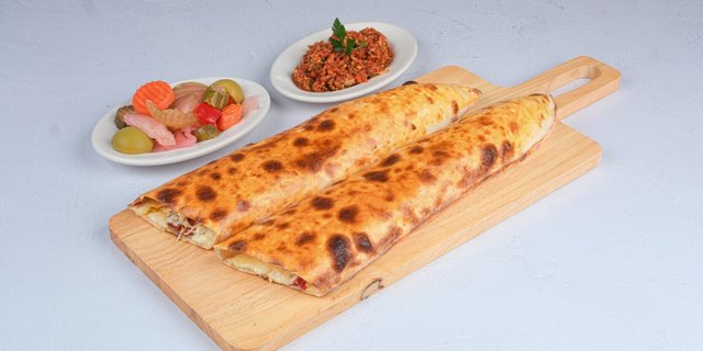 Closed Sausage & Cheese Pide