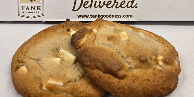 Warm White Chocolate Macadamia Nut Cookies