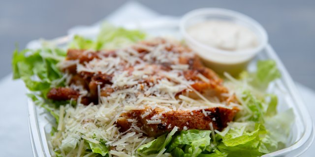 Blackened Chicken Caesar Salad