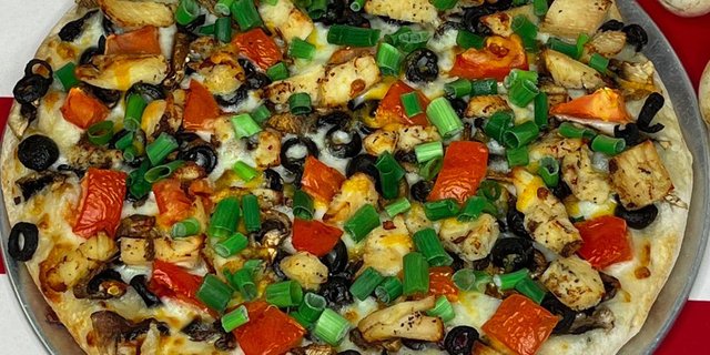 Jack's Garlic Chicken Pizza