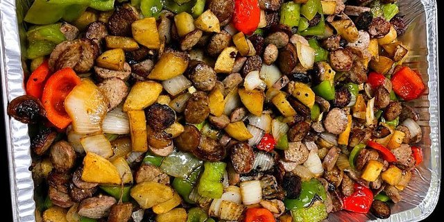 Sausage, Peppers, & Onions