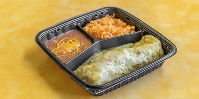 Chile Verde Burrito Boxed Lunch