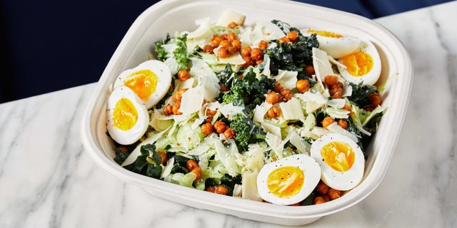 Family-Style Kale Caesar Salad