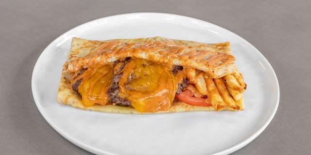 Crepefinity Burger