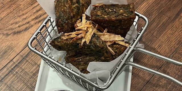Fried Chive Pancakes