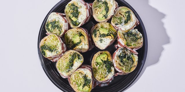 Sprouted Grilled Veggie Wrap