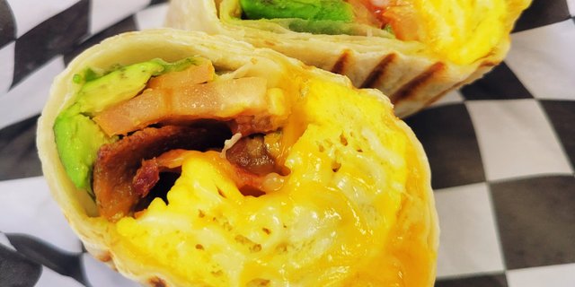 Morning Bacon Burrito