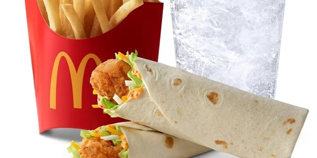 2 Spicy Snack Wraps Combo Meal