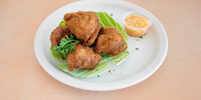 Chicken Fritters w/ Marinade