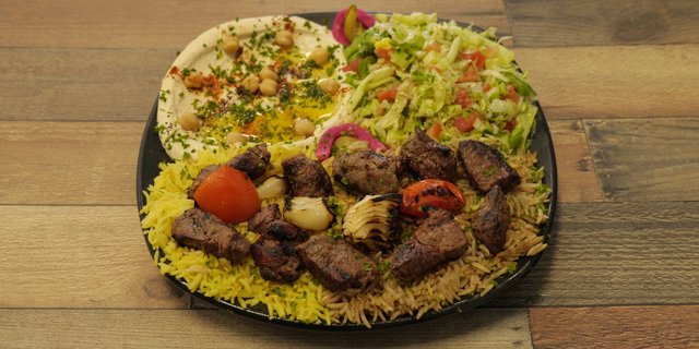 Filet Mignon Kabob Plate