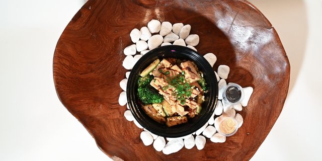 Hibachi Tofu Fried Rice Bowl