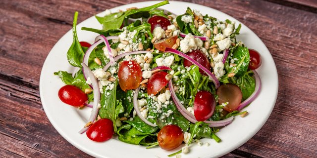 Individual Spinach & Arugula Salad
