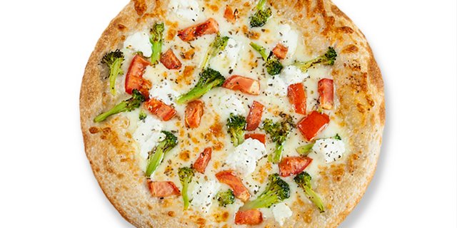 White Vegetable Pizza